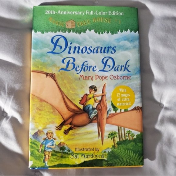 Magic Tree House #1 Dinosaurs Before Dark- Full color Edition Hard Cover Novel - Picture 2 of 8